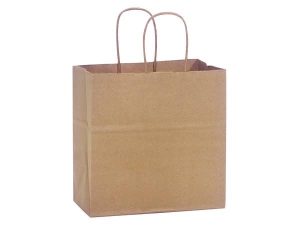 Recycled Brown Kraft Paper Shopping Bags