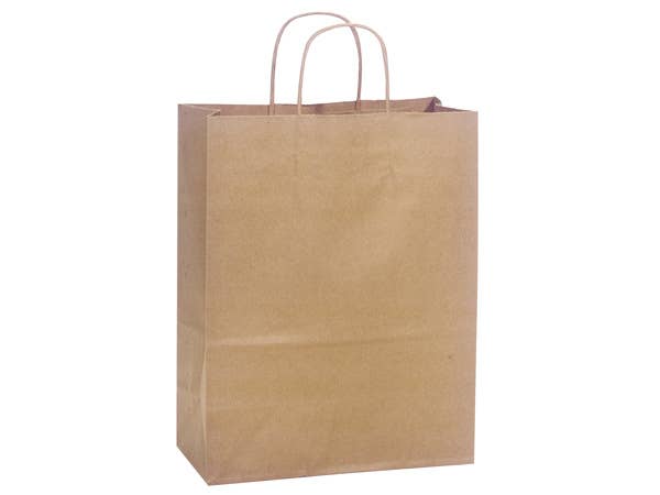 Recycled Brown Kraft Paper Shopping Bags