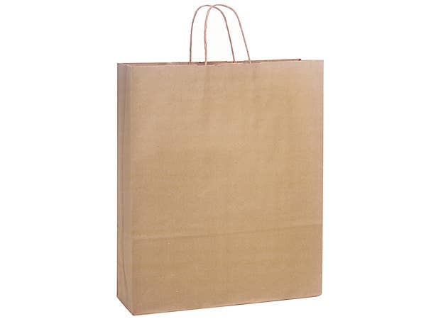 Recycled Brown Kraft Paper Shopping Bags