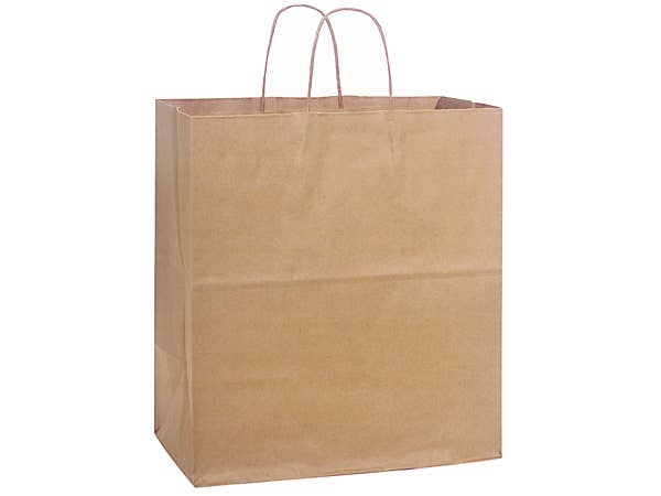 Recycled Brown Kraft Paper Shopping Bags