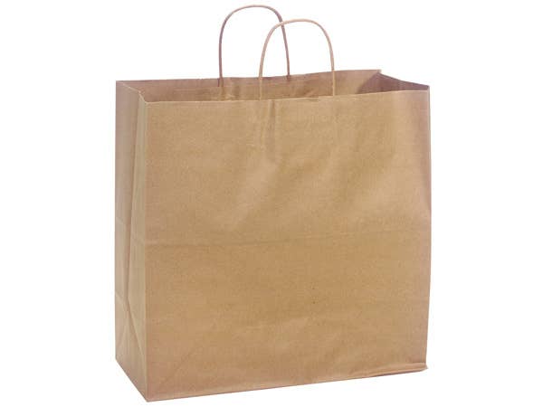 Recycled Brown Kraft Paper Shopping Bags