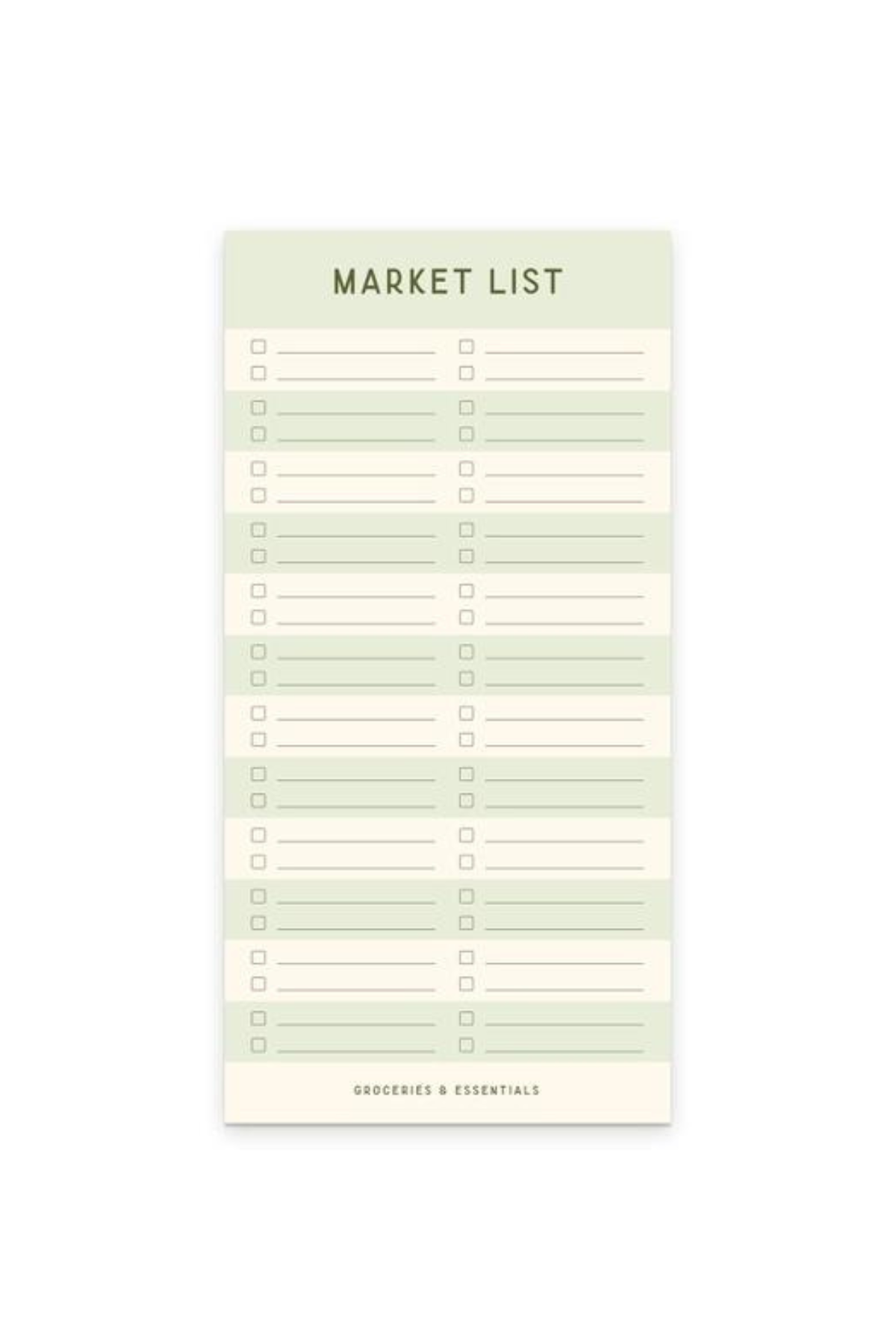 Striped Market List