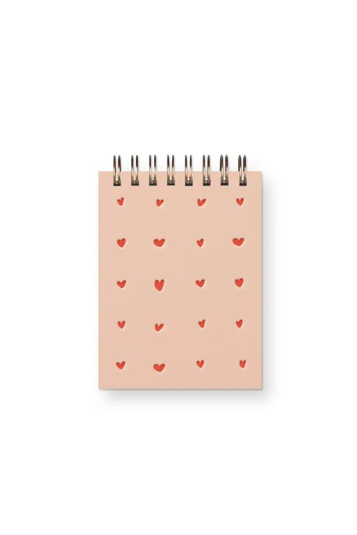 Heart Grid Mini Jotter Notebook