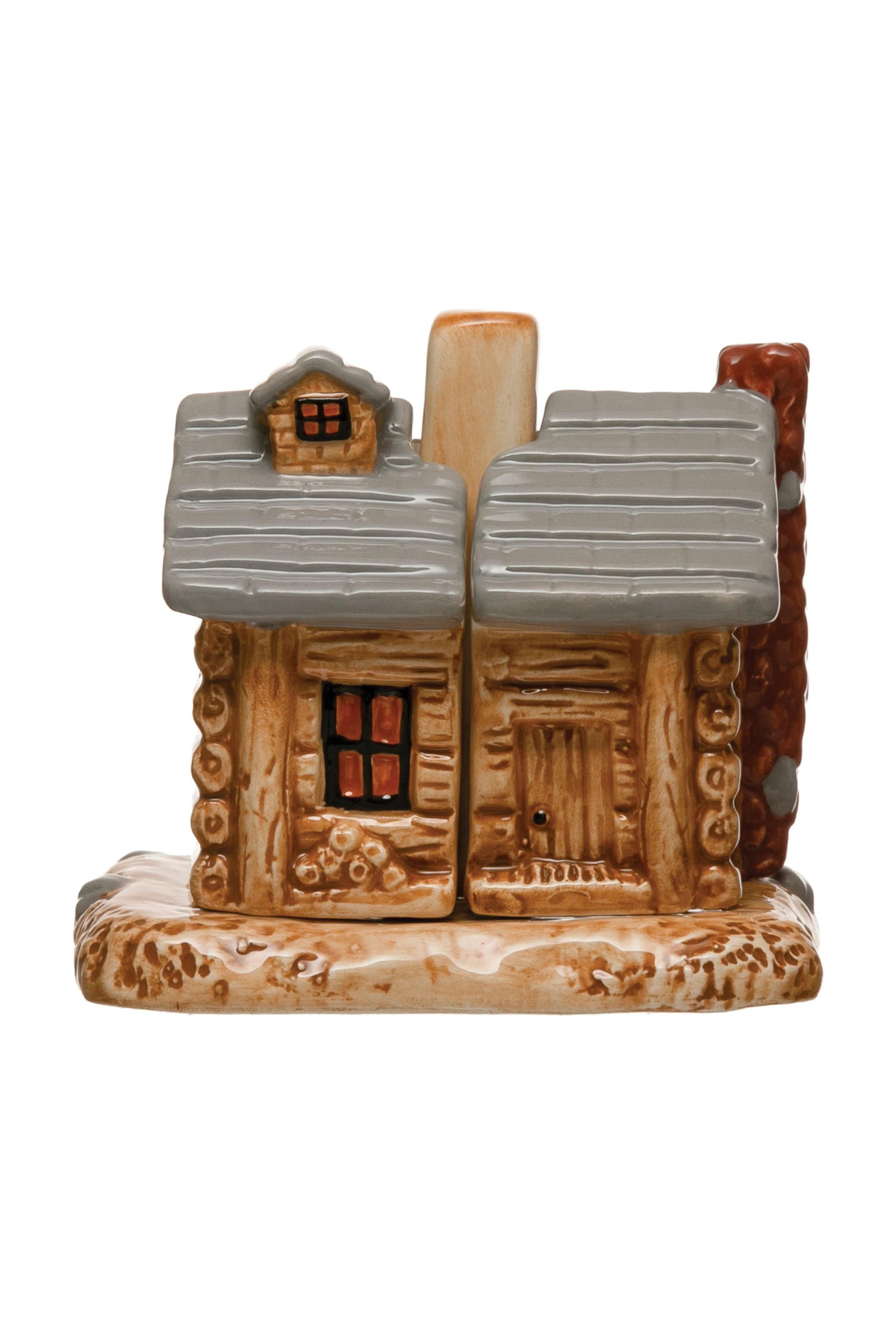 Cabin Salt and Pepper Shakers