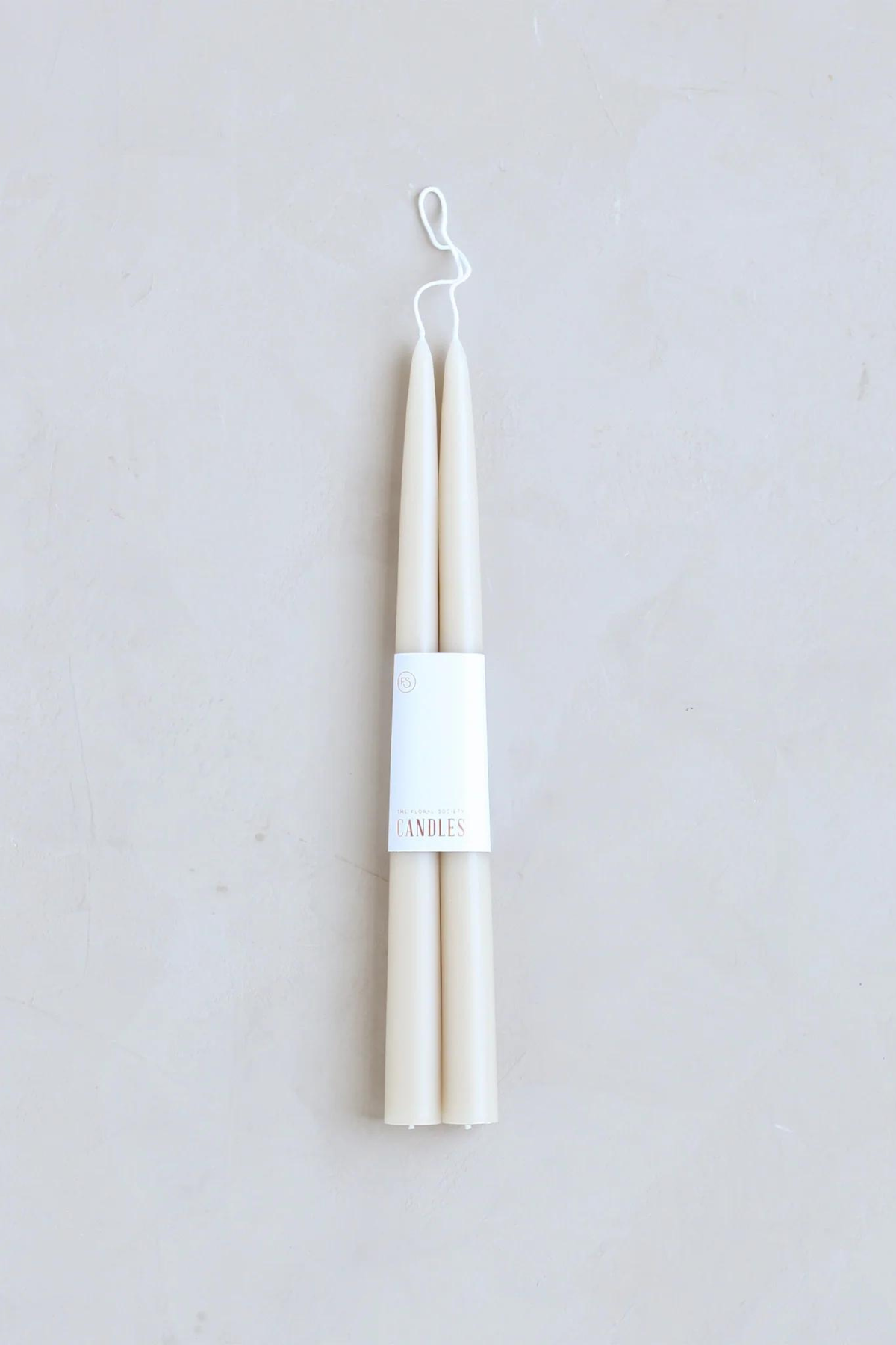 12" Dipped Taper Candles in Parchment